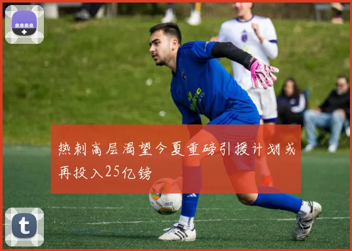 热刺高层渴望今夏重磅引援计划或再投入25亿镑
